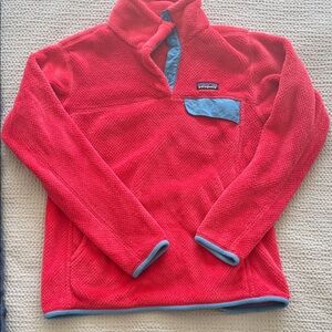 Patagonia Hot Pink Quarter Button Fleece